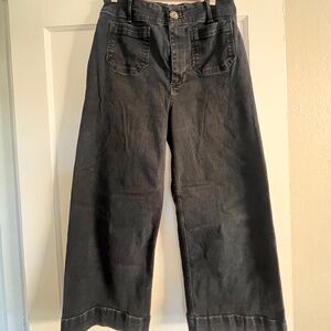 Pilcro Women’s high rise wide leg jeans